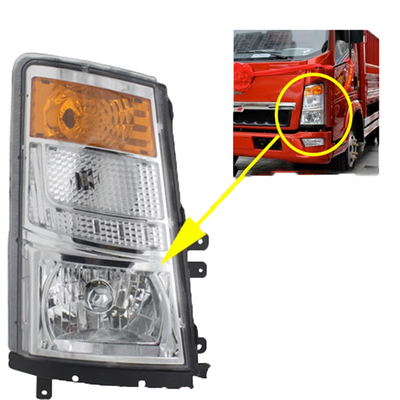 12V / 24V مصابيح أمامية مجتمعة لشركة HOWO الشاحنة الخفيفة التفاصيل التعبئة والتغليف القياسية أو المخصصة
