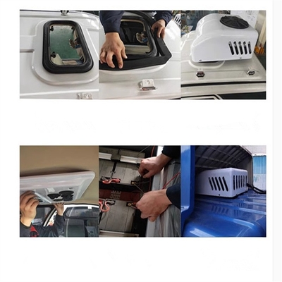 التدفئة والتبريد الكهربائي 12v 24v سيارة مركبة شاحنة شاحنة كابين سقف RV الجرار AC