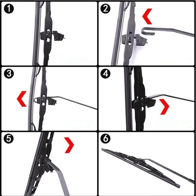 HFC1040 40cm/50cm/53m/55cm شفرة الأمام الممسحة شفرة للشاحنة JAC/JMC1030/1040 قطع غيار